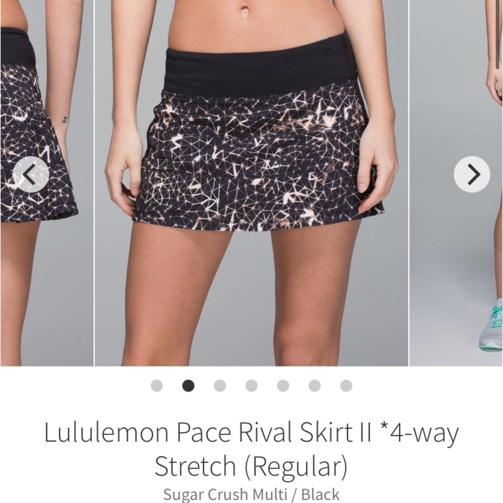 Lululemon Pace Rival Skirt ll